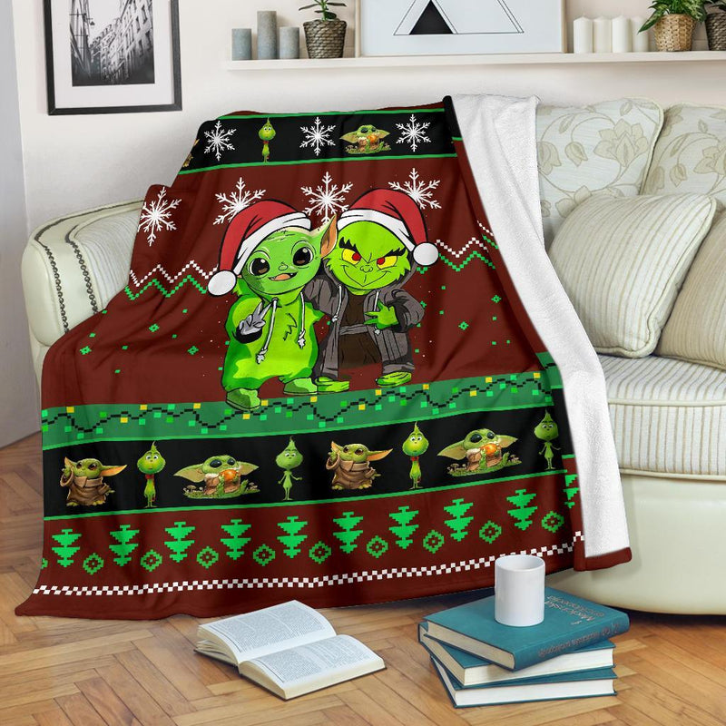 Grinch Christmas Blanket Amazing Gift Idea Nearkii