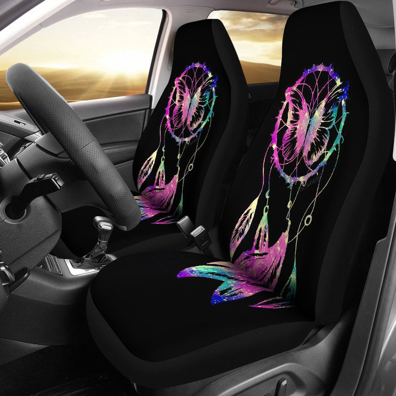Best Rainbow Butterfly Premium Custom Car Seat Covers Decor Protector Nearkii