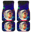 Cute Bull Dog Love You To The Moon Galaxy Car Floor Mats Car Accessories Nearkii