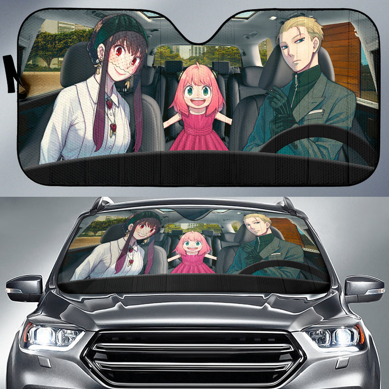 Spy X Family Anime Car Auto Sunshades Nearkii