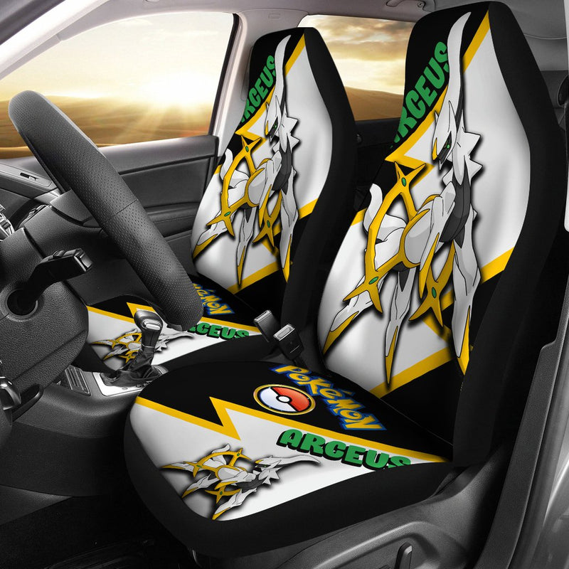Arceus Car Seat Covers Custom Anime Pokemon Car Accessories Nearkii