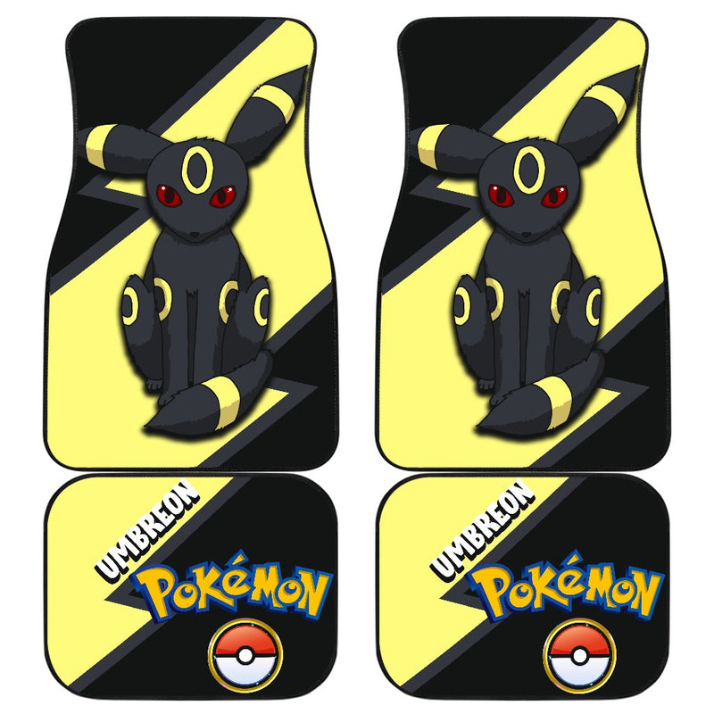 Umbreon Car Floor Mats Custom Anime Pokemon Car Interior Accessories Nearkii