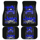 Halloween American Flag Dark Blue Jeep Girl Car Floor Mats Car Accessories Nearkii