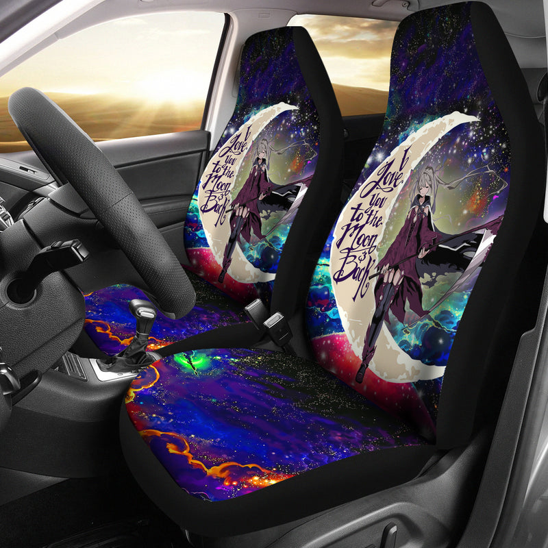 Anime Girl Soul Eater Love You To The Moon Galaxy Car Seat Covers Nearkii