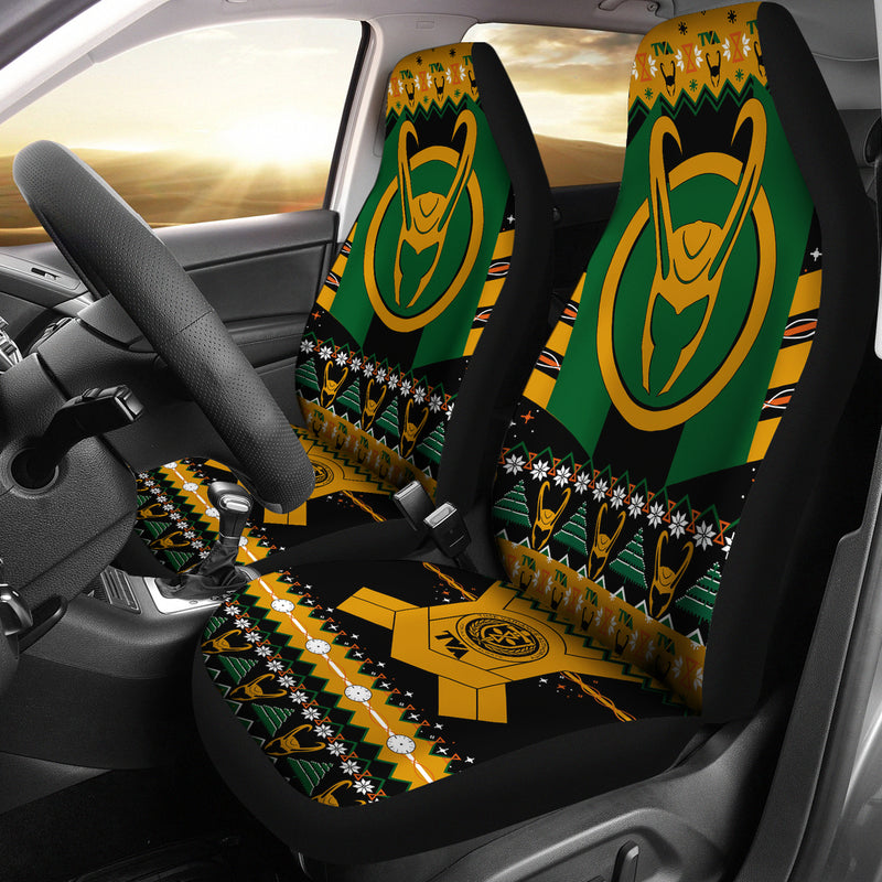 Loki Christmas Premium Custom Car Seat Covers Decor Protectors Nearkii