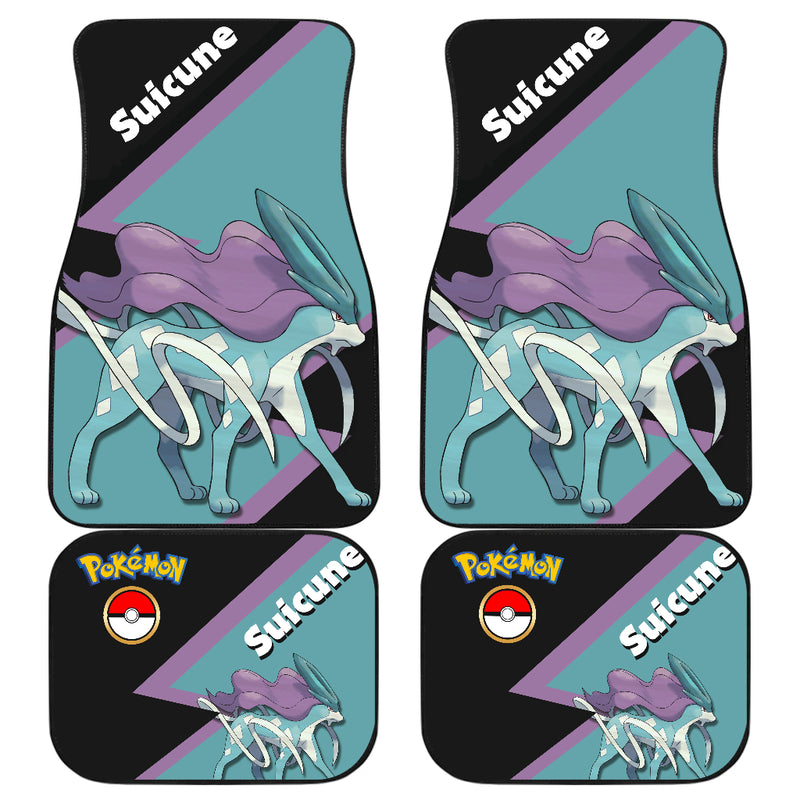 Suicune Pokemon Car Floor Mats Car Accessories Nearkii