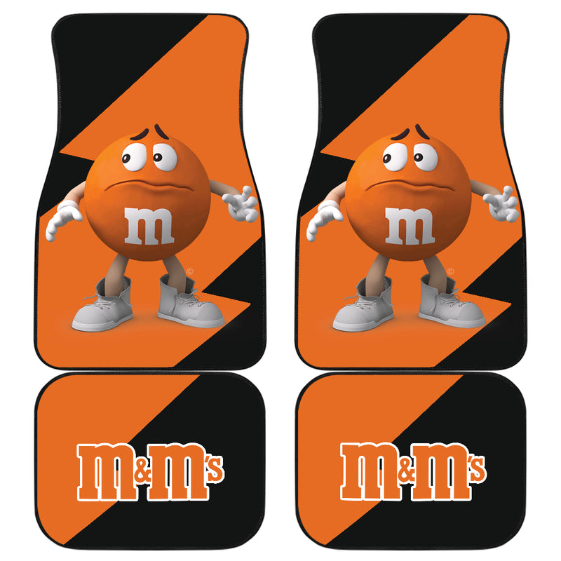 M&M's Candy Ice Cream Cones Chocolate Orange Car Floor Mats Funny Gift Idea Nearkii