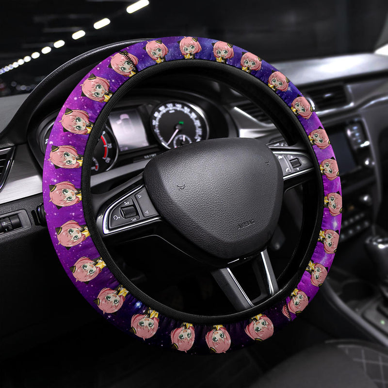 Anya Spy X Family Galaxy Car Steering Wheel Cover Nearkii