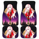 Zero Two Darling In The Franxx Darkness My Old Friend Hippie Moon Zipper Car Floor Mats Car Accessories Nearkii