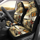 Best Painting Butterfly Art Premium Custom Car Seat Covers Decor Protector Nearkii