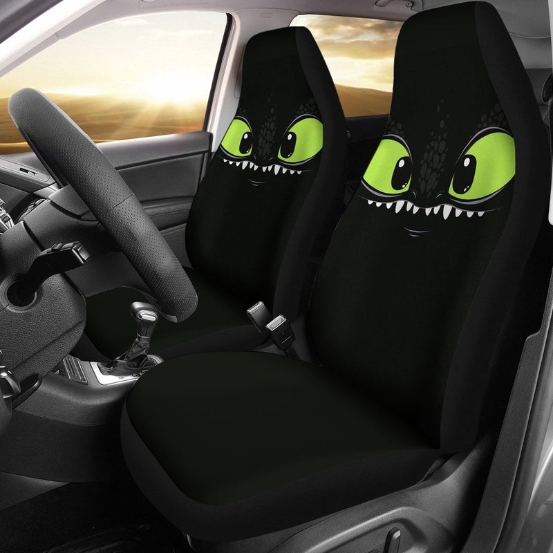 Toothless Funny Premium Custom Car Seat Covers Decor Protectors Nearkii