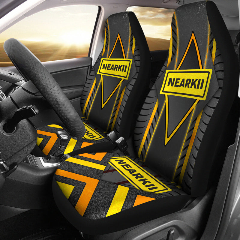 Nearkii Custom Logo Premium Custom Car Seat Covers Decor Protector 2 Nearkii