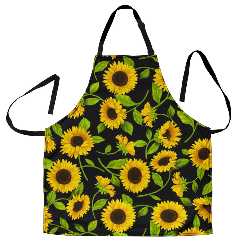 Sunflower Pattern Custom Apron Best Gift For Anyone Who Loves Cooking