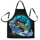 Tomioka Giyuu Moonlight Custom Apron Best Gift For Anyone Who Loves Cooking Nearkii