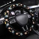 Rick And Morty Print Christmas Premium Custom Car Steering Wheel Cover Nearkii