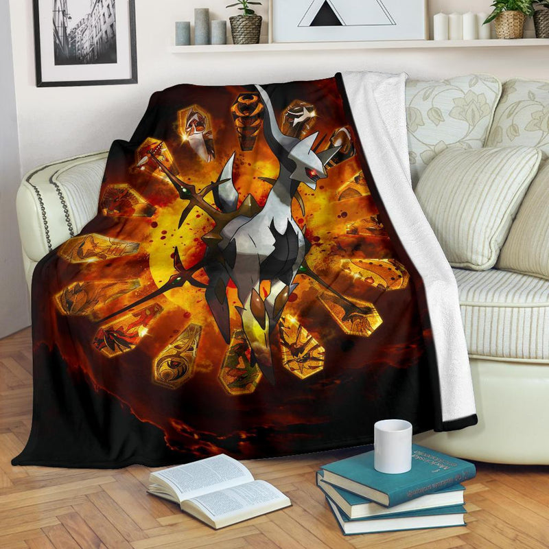 Pokemon Legends Arceus Custom Premium Blanket Nearkii
