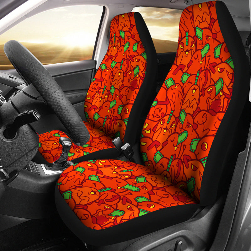 Chainsaw Man Pochita Premium Custom Car Seat Covers Decor Protectors Nearkii