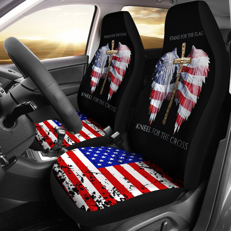 Best Social Worker Us Flag Premium Custom Car Seat Covers Decor Protector Nearkii