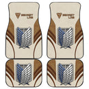 Attack On Titan Logo 1 Car Floor Mats Anime Car Accessories Nearkii