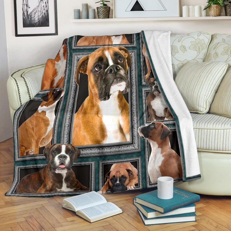 Boxer Dog Premium Blanket Nearkii