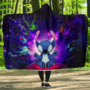Stitch Yoga Love You To The Moon Galaxy Economy Hooded Blanket Nearkii