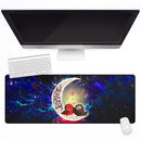 Among Us Love You To The Moon Galaxy Mouse Mat Nearkii