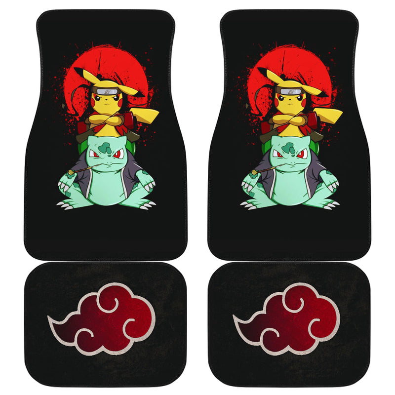 Pokemon Akatsuki Naruto Car Floor Mats Anime Car Accessories Nearkii
