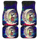 Jack Skellington Nightmare Before Christmas Love You To The Moon Galaxy Car Mats Nearkii