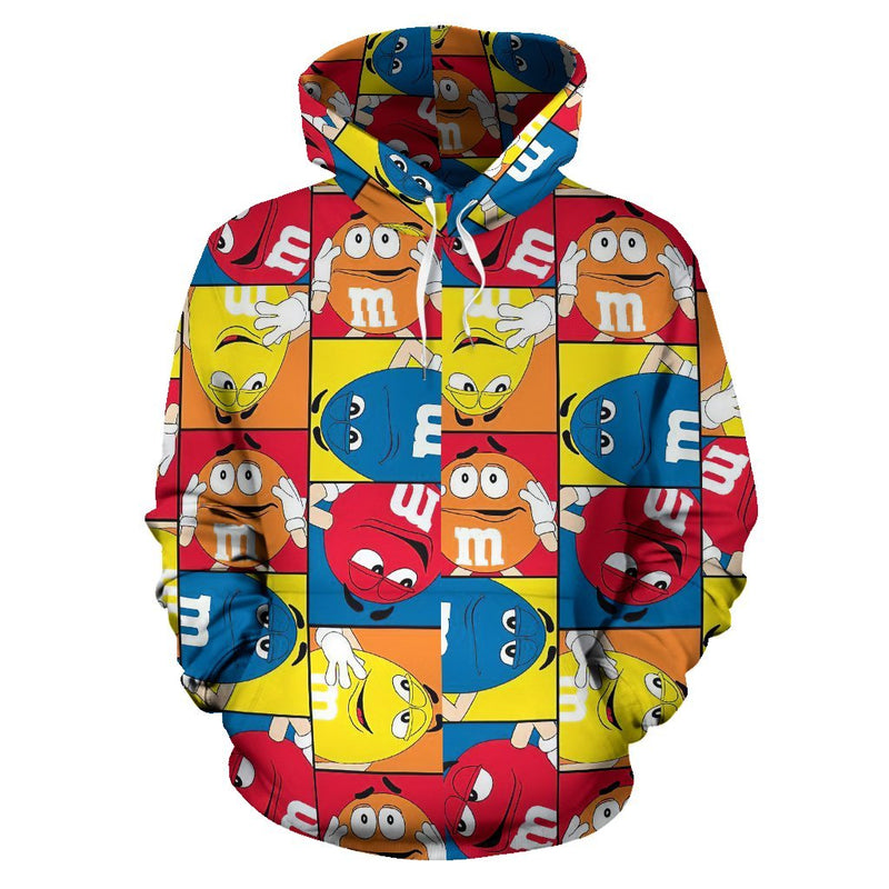 M&M Chocolate Pattern Hoodie