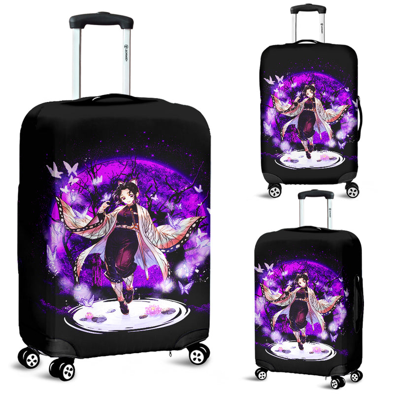 Shinobu Demon Slayer Moonlight Luggage Cover Suitcase Protector Nearkii