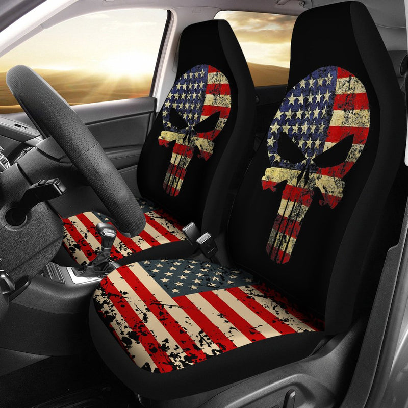 Best Team Merica Flag Premium Custom Car Seat Covers Decor Protector Nearkii