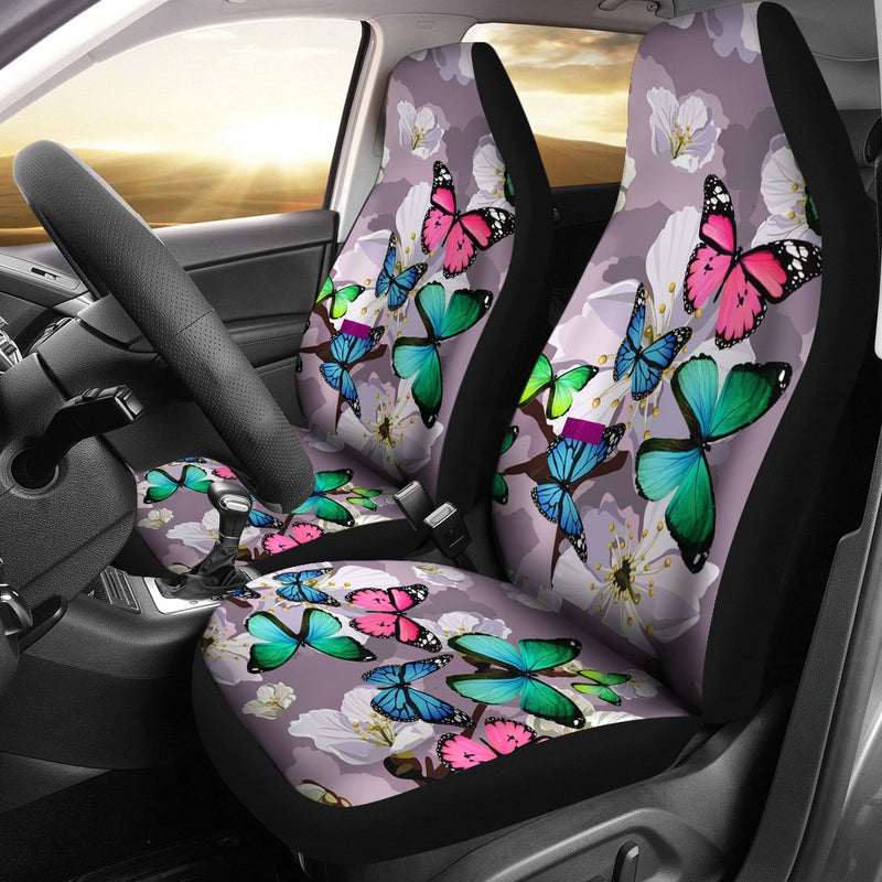 Best Painting Butterfly Premium Custom Car Seat Covers Decor Protector Nearkii