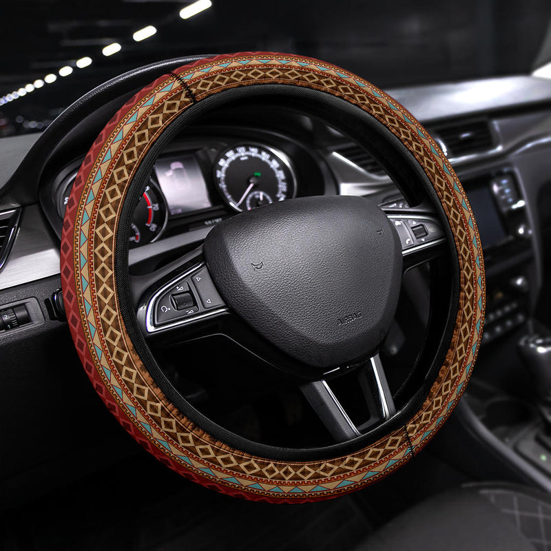Native American Style Premium Car Steering Wheel Cover Nearkii
