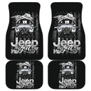 Halloween American Flag White Jeep Girl Car Floor Mats Car Accessories Nearkii