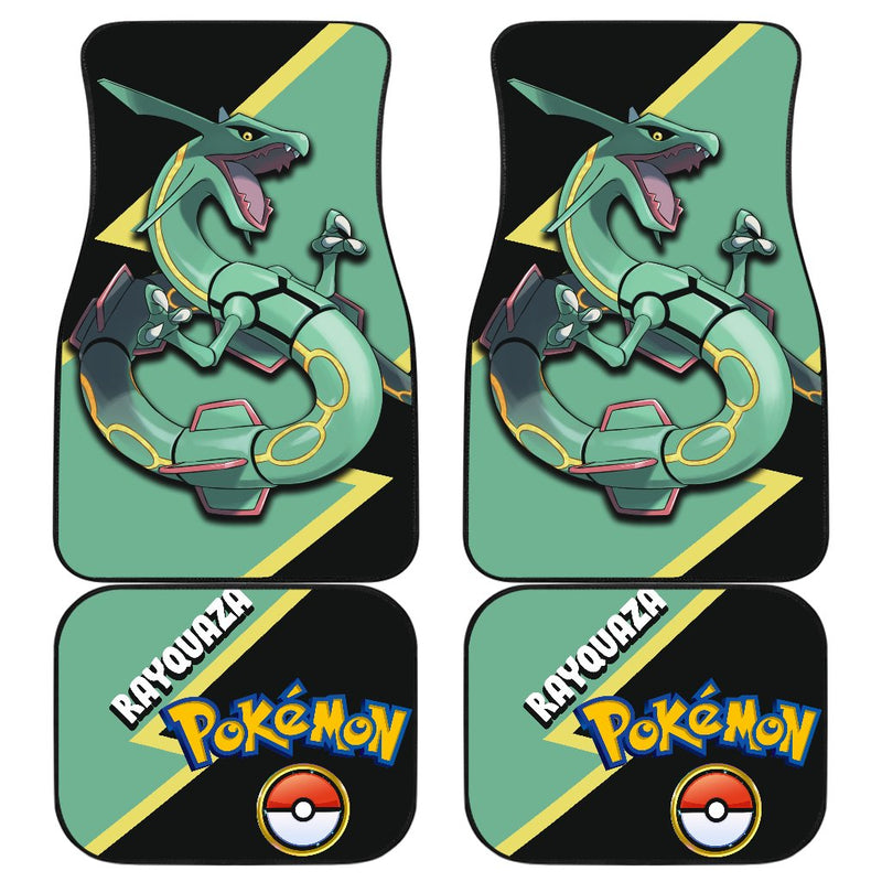 Rayquaza Car Floor Mats Custom Anime Pokemon Car Interior Accessories Nearkii