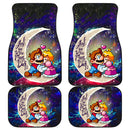 Mario Couple Love You To The Moon Galaxy Car Mats Nearkii