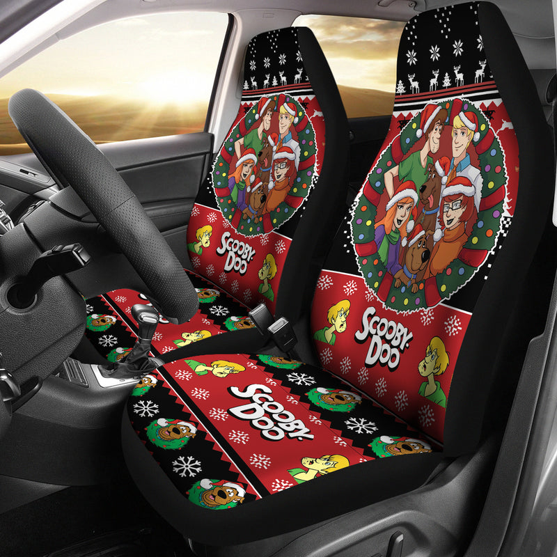 Scooby Doo Christmas Premium Custom Car Seat Covers Decor Protectors Nearkii