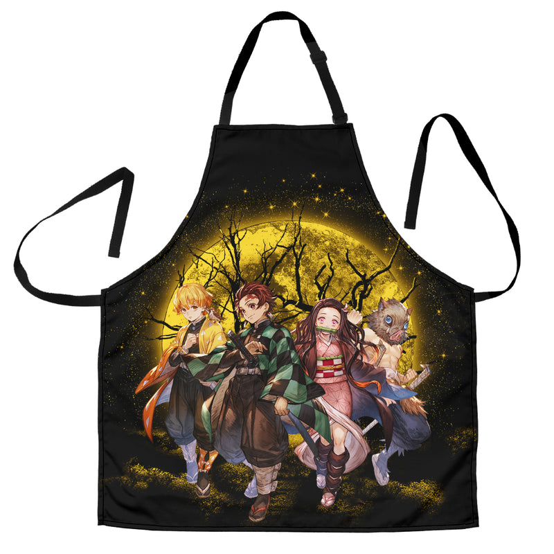 Moon Demonslayer Moonlight Custom Apron Best Gift For Anyone Who Loves Cooking