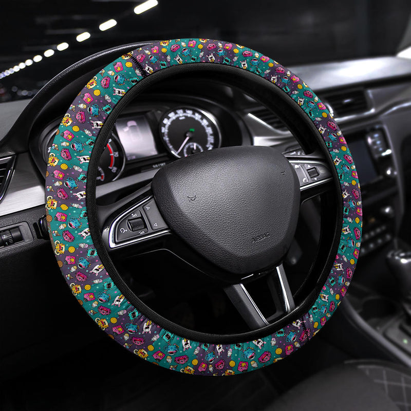 Funny Monters Premium Car Steering Wheel Cover Nearkii