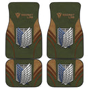 Attack On Titan Logo Car Floor Mats Anime Car Accessories Nearkii