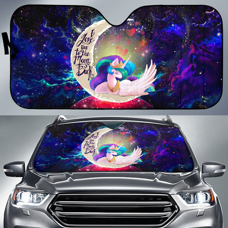 Beauty Unicorn Love You To The Moon Galaxy Car Auto Sunshades Nearkii