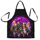 Demon Slayer Team Pink Moonlight Custom Apron Best Gift For Anyone Who Loves Cooking