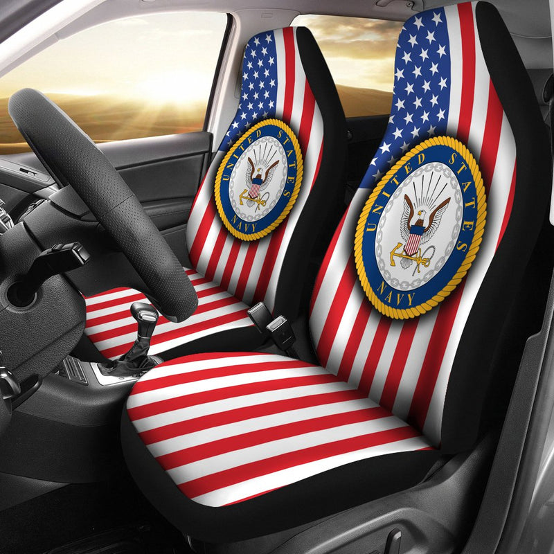 Best United States Navy Premium Custom Car Seat Covers Decor Protector Nearkii