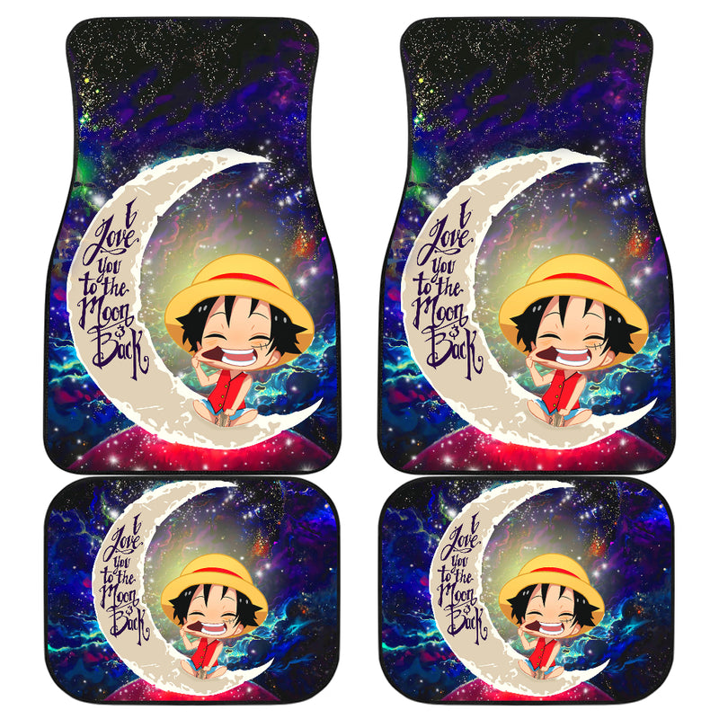 Luffy One Piece Love You To The Moon Galaxy Car Mats Nearkii