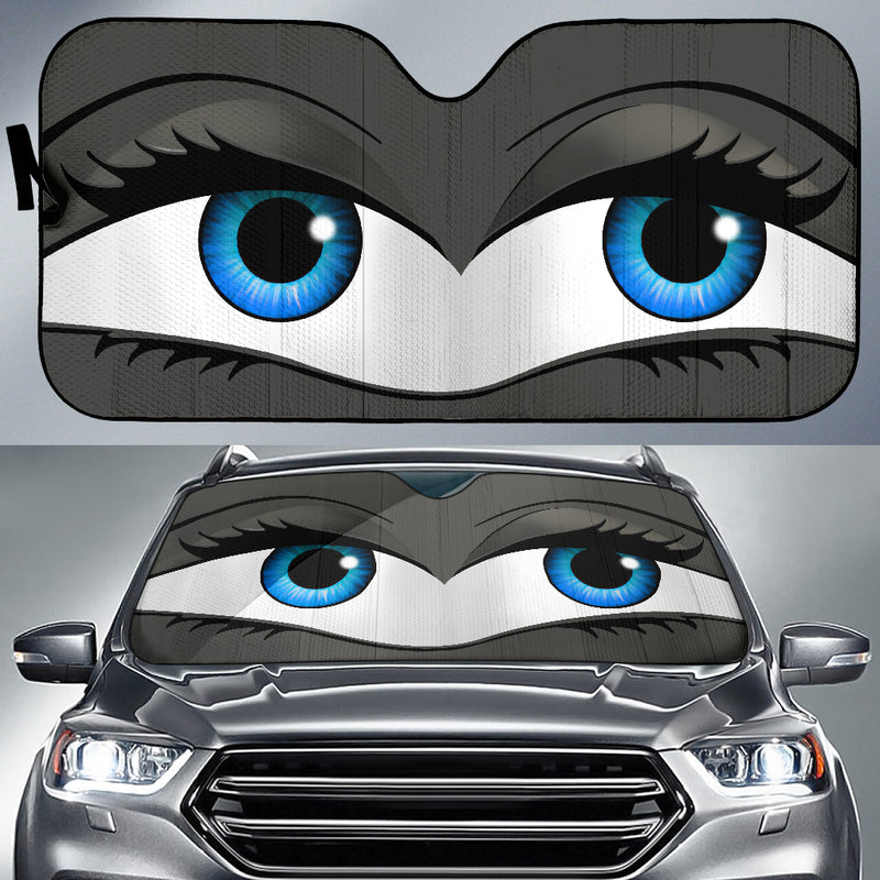 Funny Cute Anime Lady Cartoon Girly Grey Car Auto Sunshades Nearkii