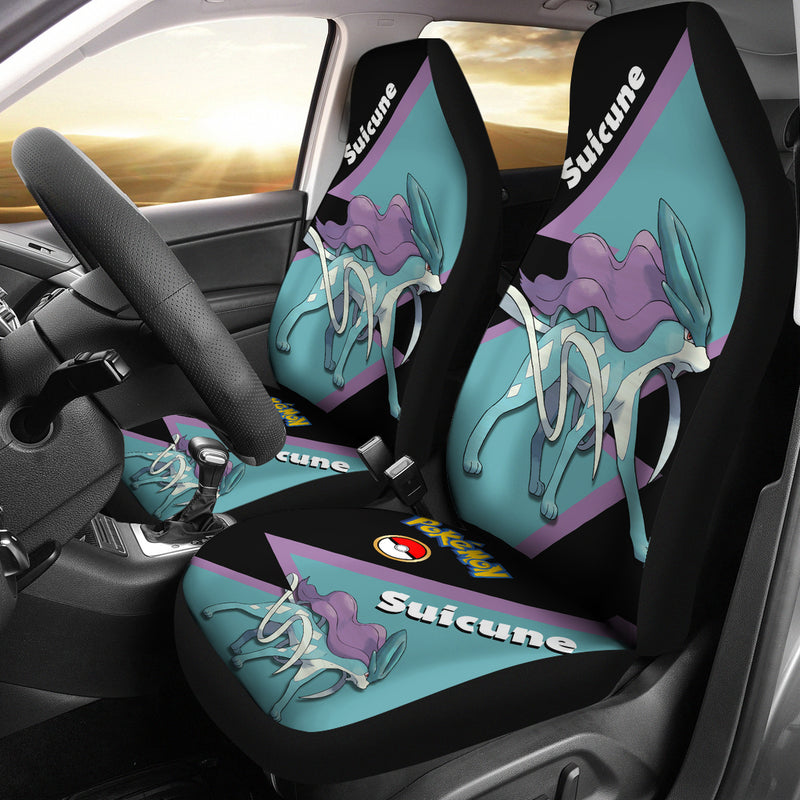 Suicune Pokemon Premium Custom Car Seat Covers Decor Protectors Nearkii