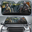 God Of War Kratos And Atreus Car Auto Sunshades Nearkii