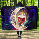 Unicorn Deadpool And Spiderman Avenger Love You To The Moon Galaxy Economy Hooded Blanket Nearkii