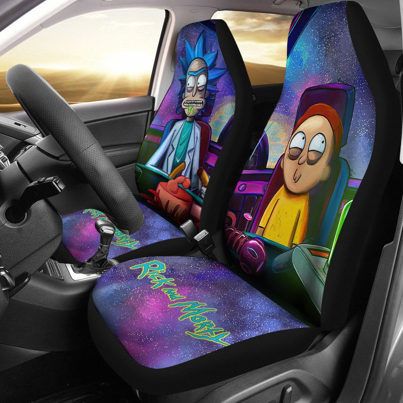 Rick and Morty Car Premium Custom Car Seat Covers Decor Protectors Nearkii