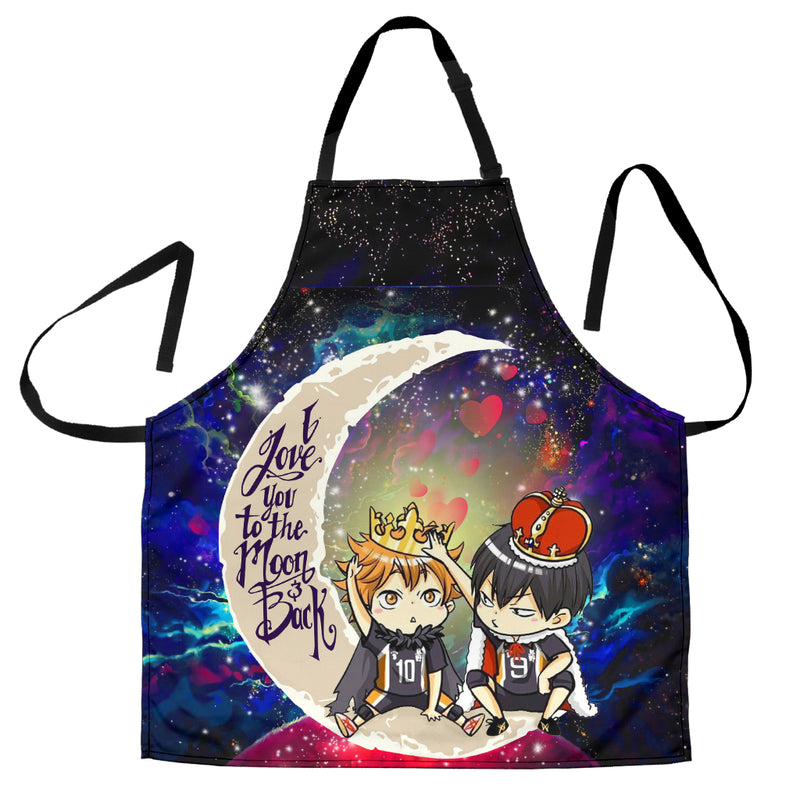 Hinata And Tobio Haikyuu Moon Custom Apron Best Gift For Anyone Who Loves Cooking